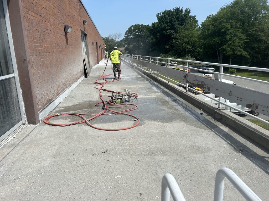 membrane removal using handheld lances